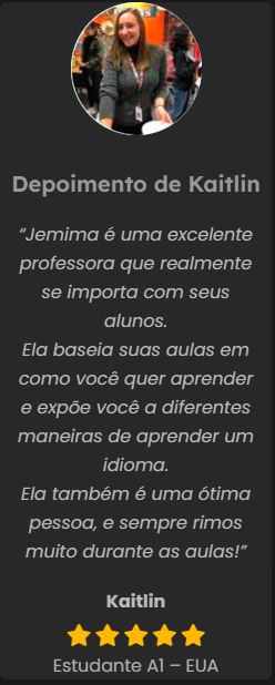 Depoimento Kaitlin
